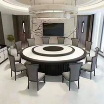 Santa Ferro Chairs Combined Spot Large Round Table Hotel Electric Big Round Table Hotel Restaurant Customised Marble Table