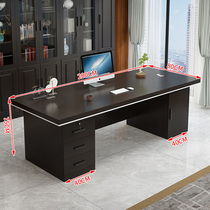 New Chinese office desks and chairs combination simple modern office furniture atmospheric class table president manager boss table