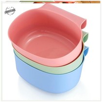 2-Household kitchen countertop trash can European-style kitchen cabinet door hanging debris storage bucket plastic sink hanging basket-