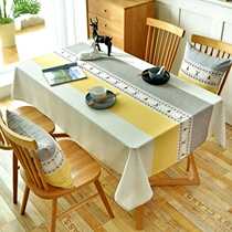 Nordic ins Wind Net red light luxury hipster tablecloth waterproof and oil-proof disposable tea table table tablecloth rectangular tablecloth