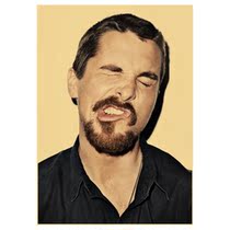 Christian Bale ChristianBale poster mural retro hanging painting a2b32b25