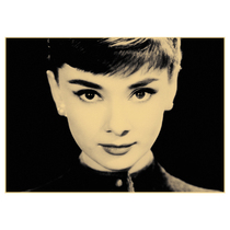 Hepburn poster 216 models in total 13 postage A3 photo paper wall painting Audrey Hepburn a2a12a42