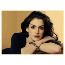 Anne Hathaway Poster 344 13 Postage Photos Wall Sticker a2a66a19