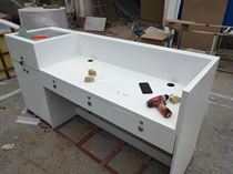 Table sports color counter Sports groove new custom lottery counter display cabinet Scratch-scratch Le plus sales betting cabinet