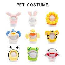 Pet dress soft warm cute cat headgear cat headgear dog cross dress cute pet hat rabbit ears
