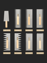 Mason tools jagged trowel plastering Mason smear spatula plaster Mason tile tile