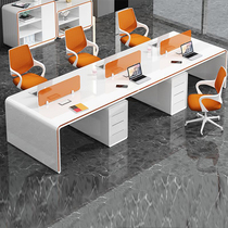 Desk Brief Yoyo Modern Staff Work Table And Chairs Combined Screen White Staff Office Computer Desk Office Furniture