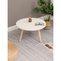 Nordic bay window coffee table window sill small table modern simple Mini Round Table girl bedroom sitting balcony low table Kang