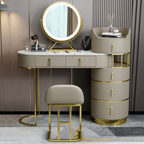 Dresser Makeup Counter Bedroom Modern Simple Minimalist Full Wood Dresser Incorporate Light Lavish Makeup Table