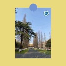One postcard homemade small card Nanjing Information Engineering University Poster Bookmark hanging painting b6d29a23