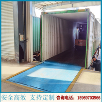 6 8 10 tons container loading and unloading platform logistics loading height adjustment plate platform fixed hydraulic boarding bridge