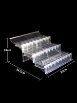 Fruit supermarket display false bottom retractable ladder placement plate trapezoidal cold cabinet deformation display shelf
