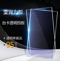 Acrylic plate stainless steel tabletop deck deck desktop plate deck plate A3