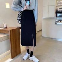 12 6 (Township girl) new small slit skirt length 77 7560#
