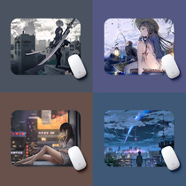 Animation mouse pad small number two-dimensional girl custom abstinence game e-sports table pad boys personality creative office computer keyboard pad Loli control mouse pad thickened wear-resistant wrist pad