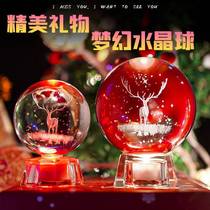 Luminous night light crystal ball graduation gift for girls birthday gift girlfriends send classmates couple
