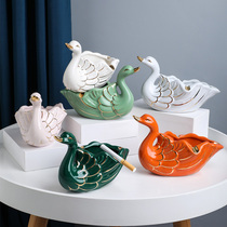 Ashtrays Ceramic European-style extravagant creative personality trendy minimalist modern living room office Ornament Pendulum