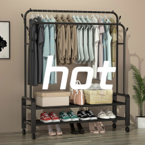 Simple wardrobe hanger Floor-to-ceiling bedroom rental room dormitory household simple modern storage shelf strong and durable