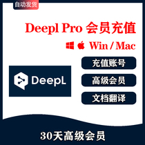 deepl pro member one-month document translation win mac independent account foreign language literature on behalf