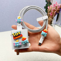 Small elephant 100W data line protective sleeve suitable for Huawei nova9pro mobile phone charger winder headphones winding rope