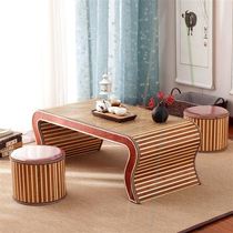 Floating window table copy home training class spot resonance piano table Chinese school table solid wood early education guqin table children