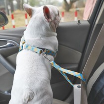 Pet car seat belt dog car safety rope small dog car safety buckle method outdoor products
