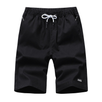 Shorts Mens summer trend thin five-point pants loose casual cotton pants sports beach pants outer wear seven-point pants