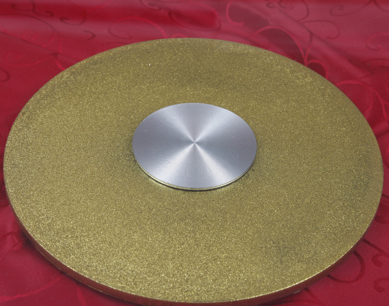 Tempered glass turntable Hotel round table Dining table turntable Household disc Siamese turntable Large round table turntable base