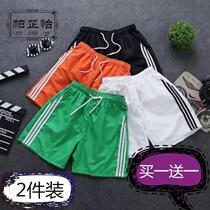  Sports shorts mens summer five-point pants quick-drying breathable running fitness shorts casual three-point pants beach shorts men