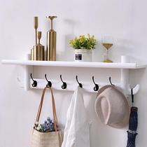 Hanger Wall porch clothes and hats European rack bedroom European hook solid wood into the door clothes adhesive hook