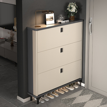 Ultra-thin tipping bucket shoe cabinet home entrance narrow storage artifact space-saving 2022 hot style new shoe rack