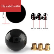 Car gear head Round aluminum alloy black gear head Gear head Gear head