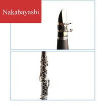 Bright clarinet black tube 17-key nickel-plated key beginner Bb flat tone playing instrument