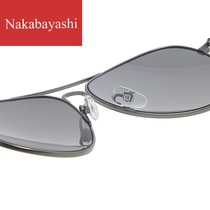 Sunglasses Mens sunglasses Tide big frame toad glasses Fashion retro polarized UV pilot driving mirror