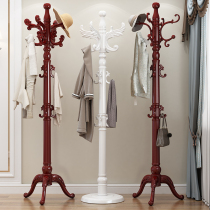Eurostyle cloakerstand floor home bedroom solid wood hanging hanger sub-minimalist modern living room Single-pole hanging bag rack containing