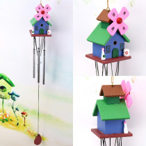 Creative Japanese household metal wooden windbell hanging door decoration dream gift bedroom balcony hanging parts