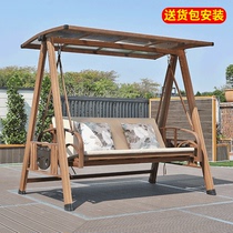 Outdoor Autumn Thousands Garden Balcony Yard Balcony Adult Aluminum Alloy Suspended Chair Villa roof Courtyard Casual Rocking Chair