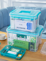 Aisu Nao family medicine box household medicine Medical First Aid Kit large capacity dormitory medicine small storage box
