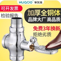 Toilet foot pedal valve foot pedal type flush valve squatting toilet flush valve switch urinal delay valve