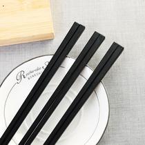 () 10 Double Home High-end Alloy Chopsticks High Temperature Resistant Mouldy Chopsticks Restaurant Hotel Alloy Chopsticks
