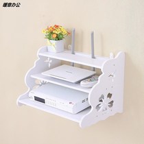 Bracket storage shelf Set-top box Perforated bedroom box Wall-free projector Headboard wall rack Hanging on the wall