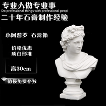 Apro small stone paste like a sculpture pendulum figure head portrait Statue room Decorative European-style Portrait Model Chest