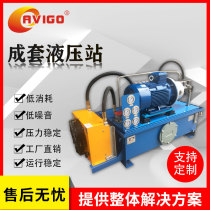 Servo hydraulic station hydraulic system assembly oil pump gear pump 0 75KW small energy-saving power unit customized