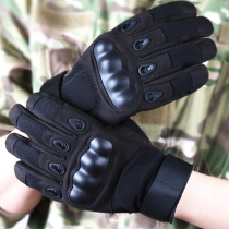 Tactical gloves male winter outdoor special forces training wear-resistant stab-resistant black training full finger mountaineering riding