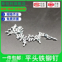 Galvanized Iron rivet solid nail M3M4M5M6M8 * 5x6x8x10x16 GB109 flat head knock Rivet