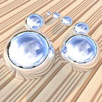 201 Stainless steel hemispherical semicircular ball 1 0 thick decorative ball Mirror ball Christmas stage ceiling ball Exterior wall decorative ball