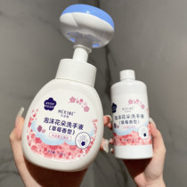 Flower hand sanitizer foam type clean mild non-irritating antibacterial moisturizing portable press bottle home pack