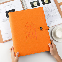 Pregnant woman maternity inspection file information book folder Loose-leaf b ultrasound examination report storage book Baby time record book
