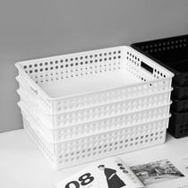 Desktop multi-layer official basket file shelf A4 basket basket basket basket box storage mesh data sorting column is not black or white plate