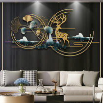 New Chinese living room light luxury wall decoration sofa TV background wall porch creative bedroom wall decoration pendant